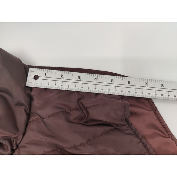 SONOMA Mens Size XXL Zip Brown Majesty Puffer Vest Lightweight Pockets - Picture 9 of 12